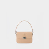 Sac à Bandoulière Plain Binder S - Off White - Cuir - Peach Orange