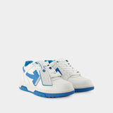 Sneakers Ouf Of Office - Off White - Cuir - White Blue