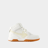 Sneakers Out Of Office Mid Top - Off White - Cuir - Blanc