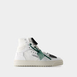 Sneakers 3.0 Off Court - Off White - Cuir - Blanc/Noir