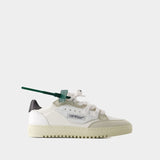 Sneakers 5.0 - Off White - Cuir - Blanc/Noir