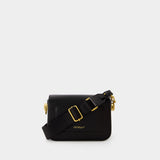 Sac Hobo Plain Binder - Off White - Cuir - Noir