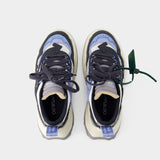 Sneakers Odsy 1000 - Off White - Cuir - Gris Foncé