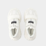 Sneakers Glove Slip On - Off White - Cuir - Blanc