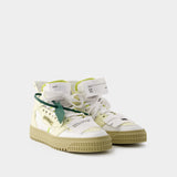 Sneakers 3.0 Off Court - Off White - Cuir - Blanc Crème
