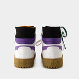 Sneakers 3.0 Off Court - Off White - Cuir - Blanc/Lilas