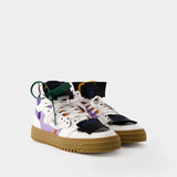 Sneakers 3.0 Off Court - Off White - Cuir - Blanc/Lilas