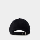 Casquette Drill - Off White - Coton - Noir/Blanc