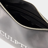 Sac Block Quote - Off White - Cuir - Noir/Argenté