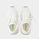 Sneakers Runner B - Off White - Cuir - Blanc