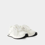 Sneakers Runner B - Off White - Cuir - Blanc