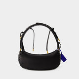 Sac Porté Épaule Edge Weaving - Off White - Cuir - Noir