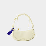 Sac Porté Épaule Edge Weaving - Off White - Cuir - Beige
