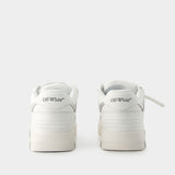 Sneakers Out Of Office - Off White - Cuir - Blanc/Argenté