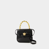 Sac À Main Mini La Medusa - Versace - Cuir - Noir