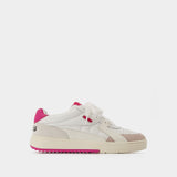 Sneakers Palm University - Palm Angels - Cuir - Blanc/Rose