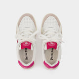 Sneakers Palm University - Palm Angels - Cuir - Blanc/Rose