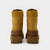 Bottines Desert en Cuir Beige