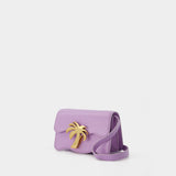 Sac Palm Beach Pm en Cuir Lilas et Or