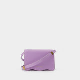Sac Palm Beach Pm en Cuir Lilas et Or