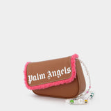 Sac Crash Pm en Cuir Marron et Blanc