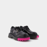 Derbies Calf Sponge en Cuir Noir