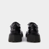 Derbies Calf Sponge en Cuir Noir