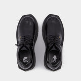 Derbies Calf Sponge en Cuir Noir
