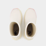 Bottines New Rainboot Sponge en Blanc