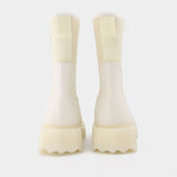 Bottines New Rainboot Sponge en Blanc