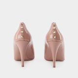Escarpins Rockstud - Valentino Garavani - Cuir - Rose