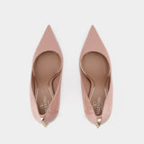 Escarpins Rockstud - Valentino Garavani - Cuir - Rose