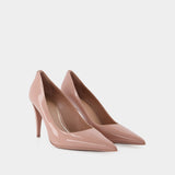 Escarpins Rockstud - Valentino Garavani - Cuir - Rose