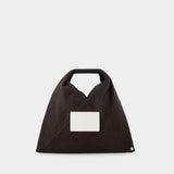 Sac Mini Japanese - Mm6 Maison Margiela - Toile - Noir