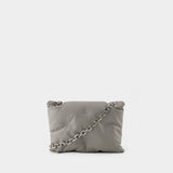 Sac À Bandoulière Glam Slam Flap Small - Maison Margiela - Cuir - Gris