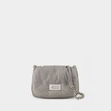 Sac À Bandoulière Glam Slam Flap Small - Maison Margiela - Cuir - Gris