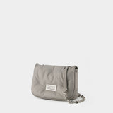 Sac À Bandoulière Glam Slam Flap Small - Maison Margiela - Cuir - Gris