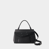 Sac Snatched Clutch - Maison Margiela - Cuir - Noir