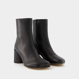 Bottines 6 Anatomic 75 - MM6 Maison Margiela - Cuir - Noir