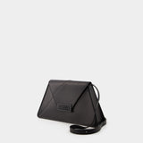 Sac Hobo Numbers Medium - MM6 Maison Margiela - Cuir - Noir