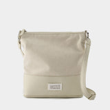 Sac À Bandoulière 5ac Hobo Small - Maison Margiela - Cuir - Beige