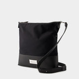 Sac À Bandoulière 5ac Hobo Medium - Maison Margiela - Cuir - Noir