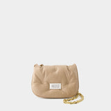 Sac À Bandoulière Glam Slam Flap Small - Maison Margiela - Cuir - Beige