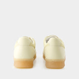 Sneakers - MM6 Maison Margiela - Cuir - Beige/Blanc