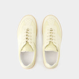 Sneakers - MM6 Maison Margiela - Cuir - Beige/Blanc