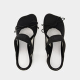 Sandales - MM6 Maison Margiela - Cuir - Noir