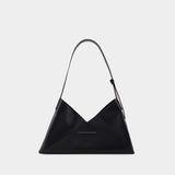 Sac Japanese 6 Baguette Soft - MM6 Maison Margiela - Cuir - Noir