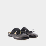 Ballerines Slipper - MM6 Maison Margiela - Cuir - Noir