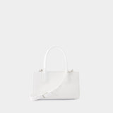 Sac À Main Small Tote - Versace - Cuir - Blanc