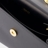 Sac À Main Small Top Handle - Versace - Cuir - Noir